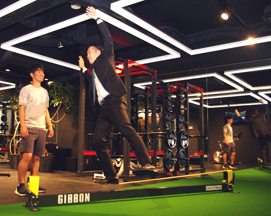 Urban Sports スラックライン - 防球ネット計測・五輪競技場建設